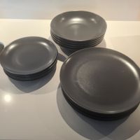 5er Set Flach,Suppen und Desser Teller
