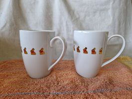 Osterhasen Tassen Linth und Sprüngli Rosenthal limited Edit.