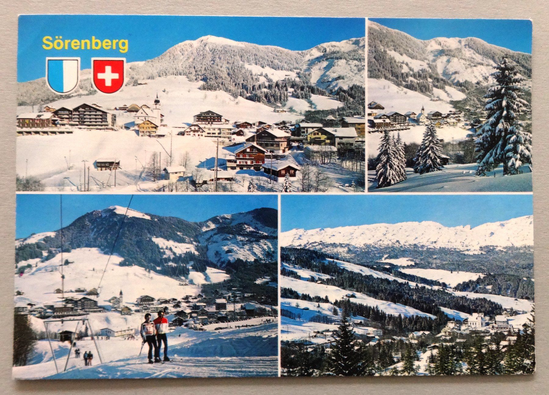 Ansichtskarten: Sörenberg 1166 m, Zentralschweiz – Defekt aus Fétigny von Billy2miny