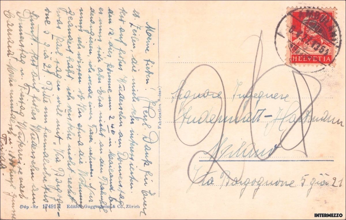 Cartes postales: Visp Viège VS // 1921 Generalansicht – D'occasion à Basel par intermezzo12 1