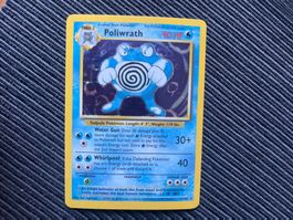 Pokemon Poliwrath holo Base Set englisch