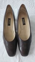 Vintage Bally Halbschuhe Gr. 7.5 Weite B Leder Braun