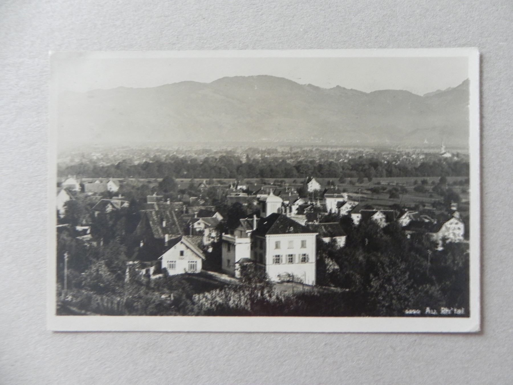 Cartoline postali: Ansichtskarte Au St.Gallen SG 1940 – Usato da Siebnen venduto da krimsie