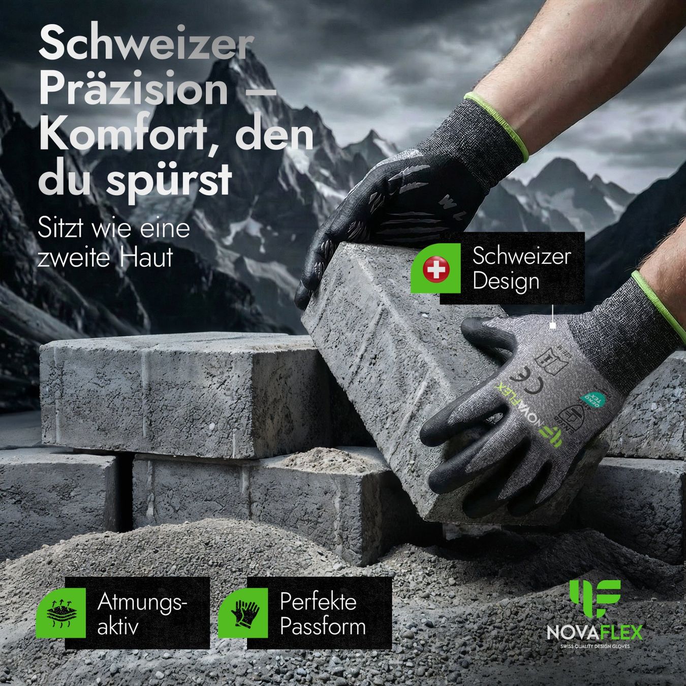 Gants & mitaines : Novaflex Grip 10er Pack – Neuf avec emballage d'origine à Stallikon par Novaflex 4