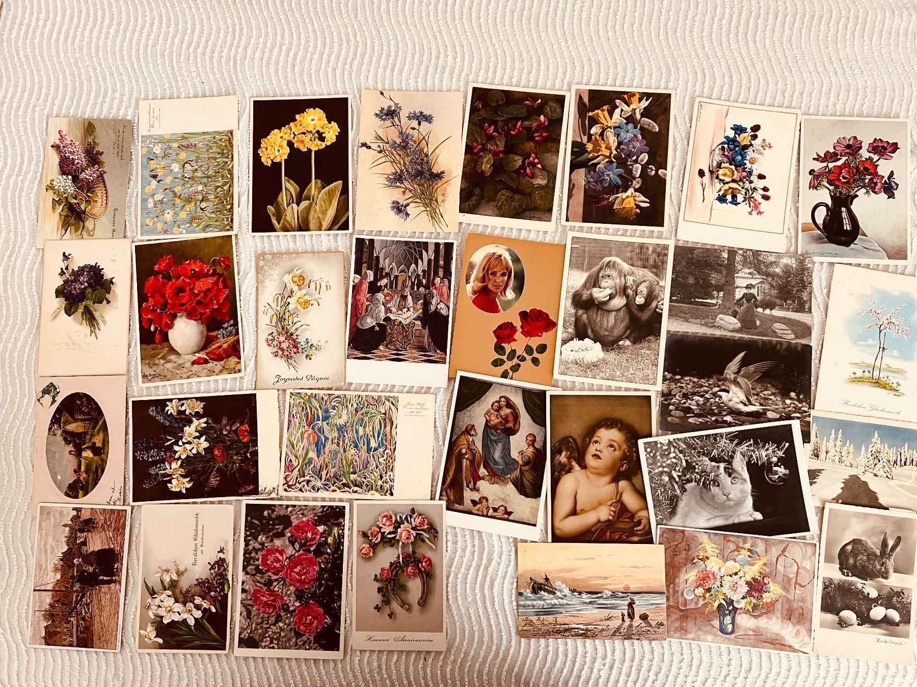 Cartes postales: ca 280 Ansichtskarten Kitsch und Chrüsimüsi – D'occasion à Hinwil par Sidi4 5