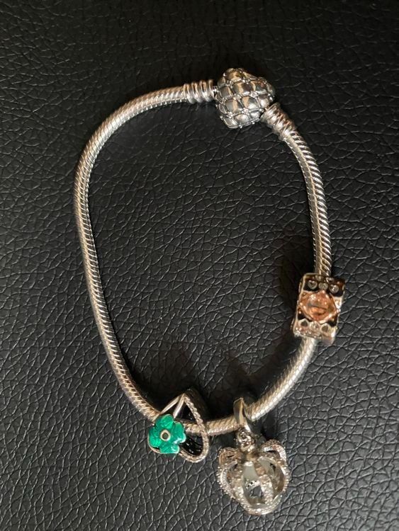 Bracciali & Braccialetti: Armband mit 3 Charm als Geschenk Silber s925 – Nuovo e nell'imballaggio originale da Hemmental venduto da Zirconwelt 3