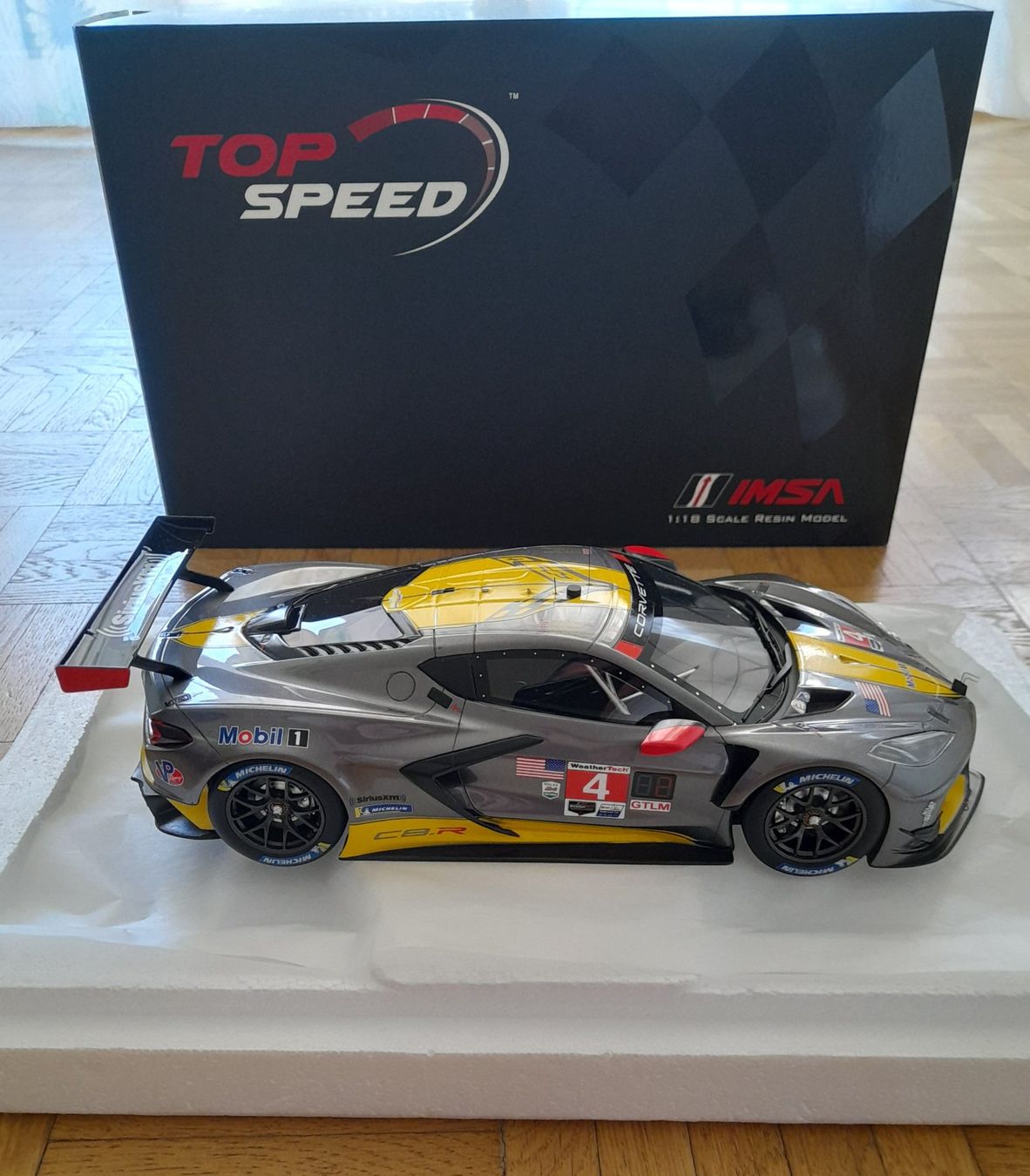 Chevrolet Modellautos: Chevrolet Corvette C8.R # 4, 1:18 – Neu und originalverpackt aus Bettlach von Stinger67