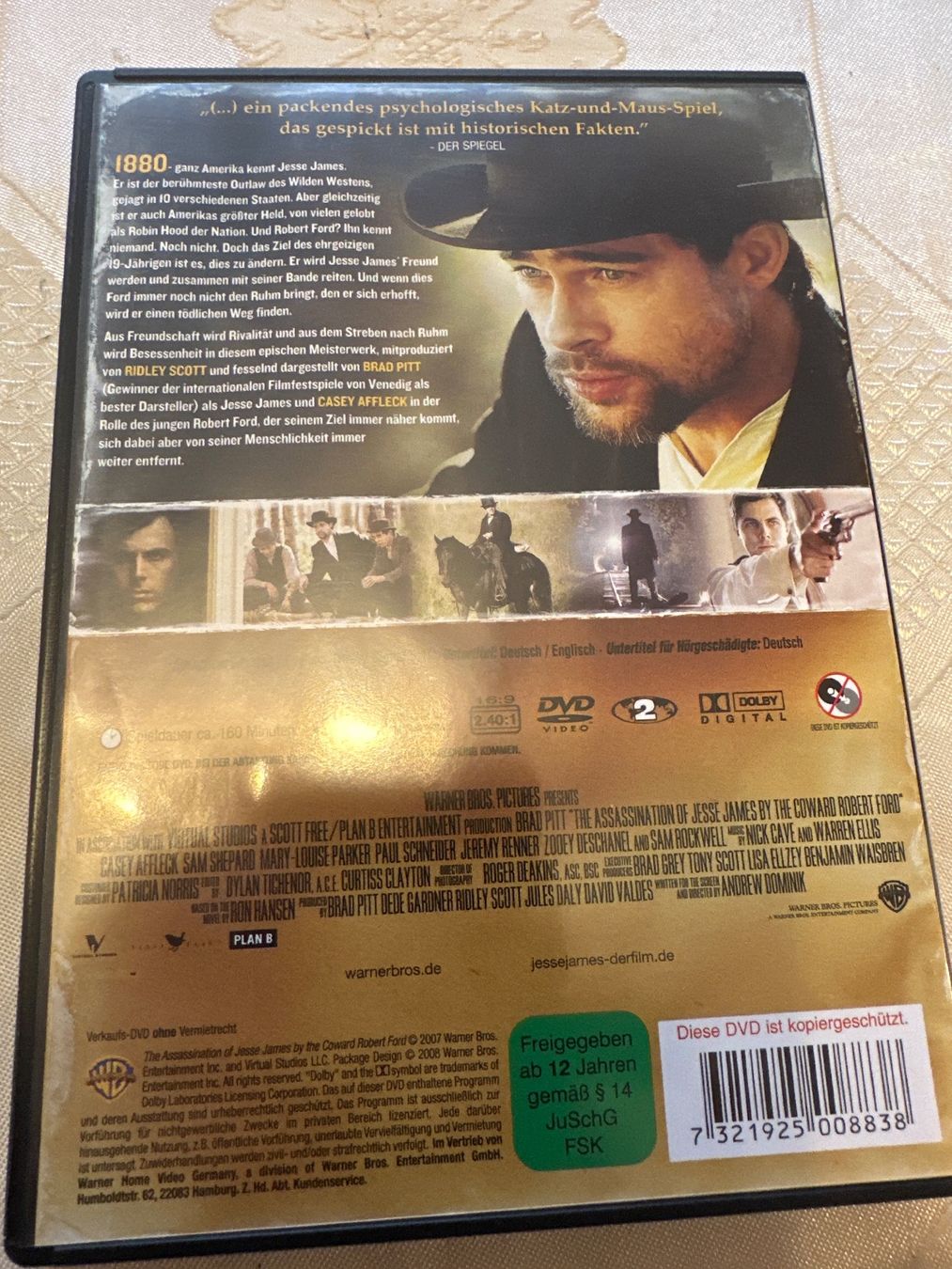 Tutti i DVDs: Die Ermordung des Jesse James – Usato da Schaffhausen venduto da D-MAC 1