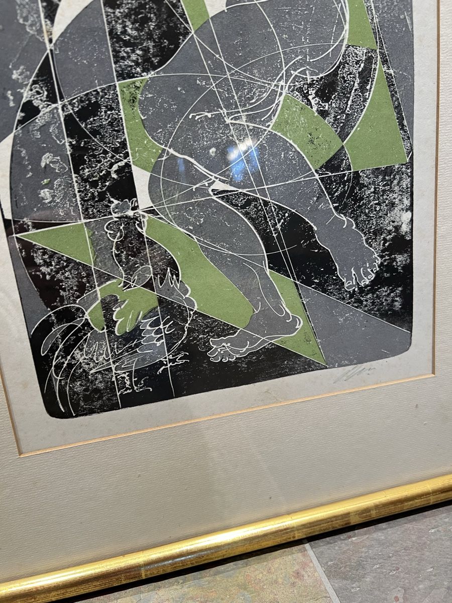 Foto & Immagini: Kunstgrafik Hans Erni Kunst Gemälde – Usato da Theilingen venduto da ovi123 1
