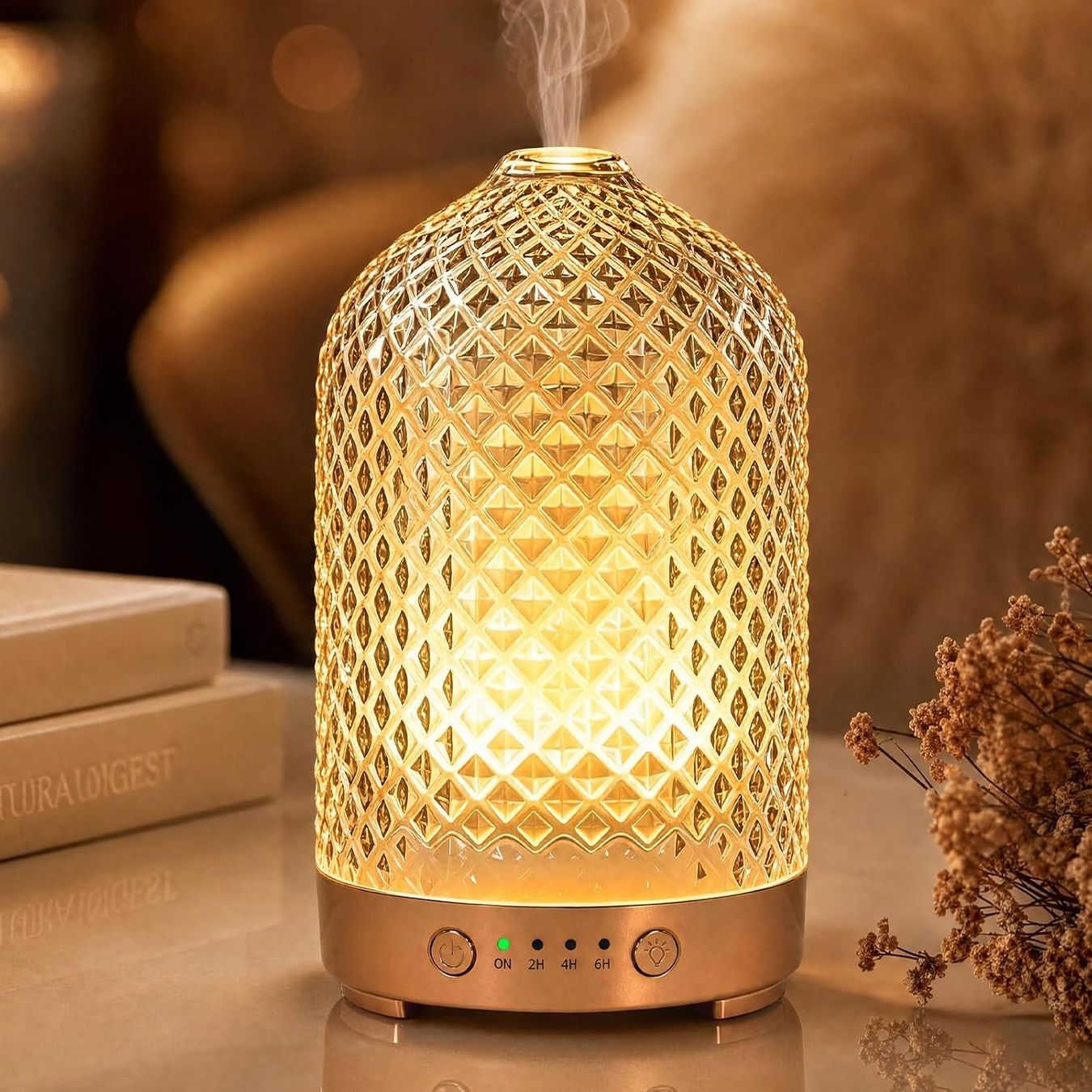Duftöldiffusoren: aus Glas 200ML Ultraschall Aromatherapie Diffusor – Neu und originalverpackt aus Hundwil von Stallone6
