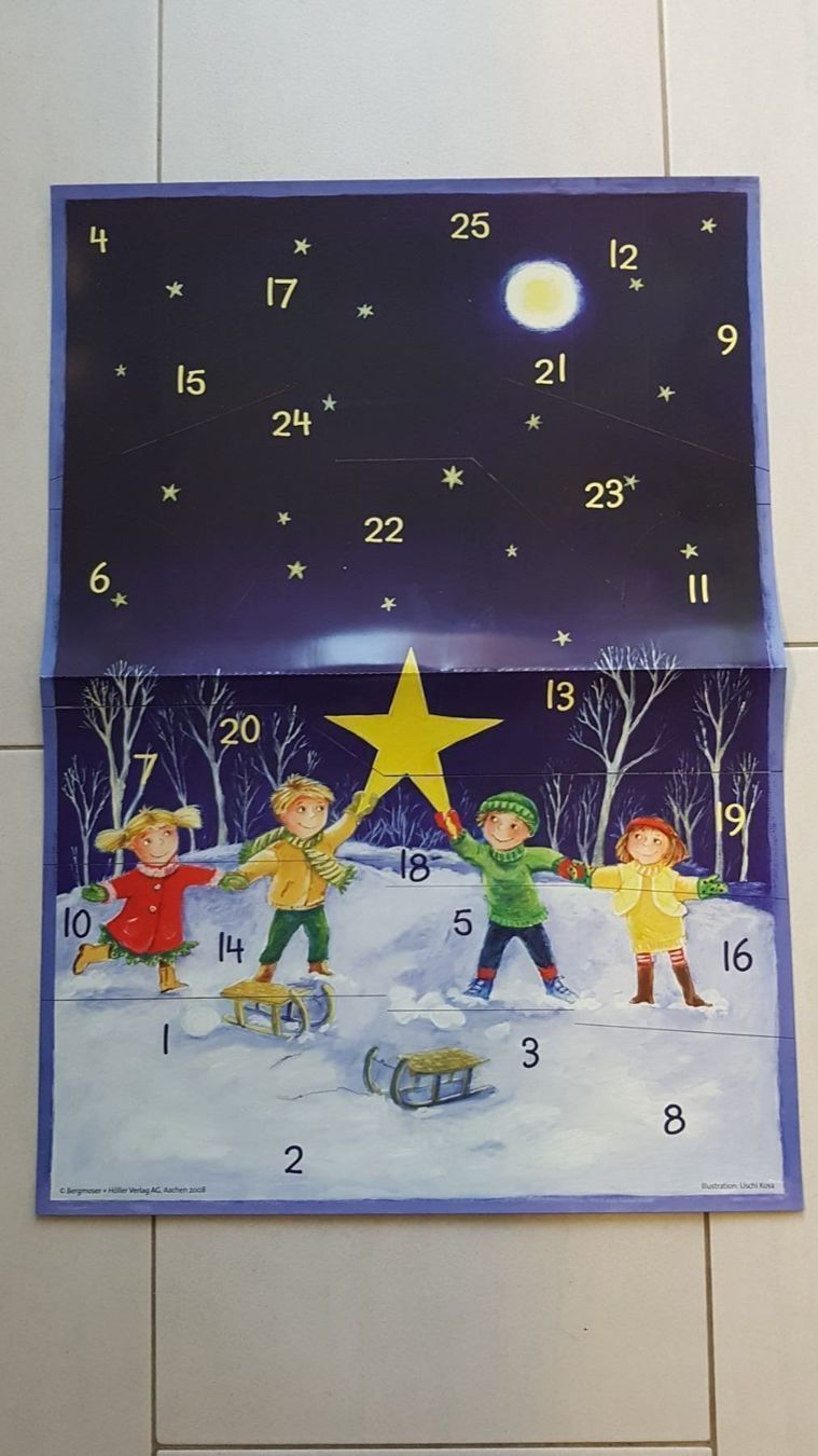 Kalender: Fensterbilder Adventskalender Erzählbuch – Neu und originalverpackt aus Spiegel b. Bern von Gudi8 1