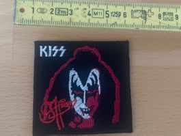 Kiss Gene Simmons - Patch Aufnäher Metal Rock Band