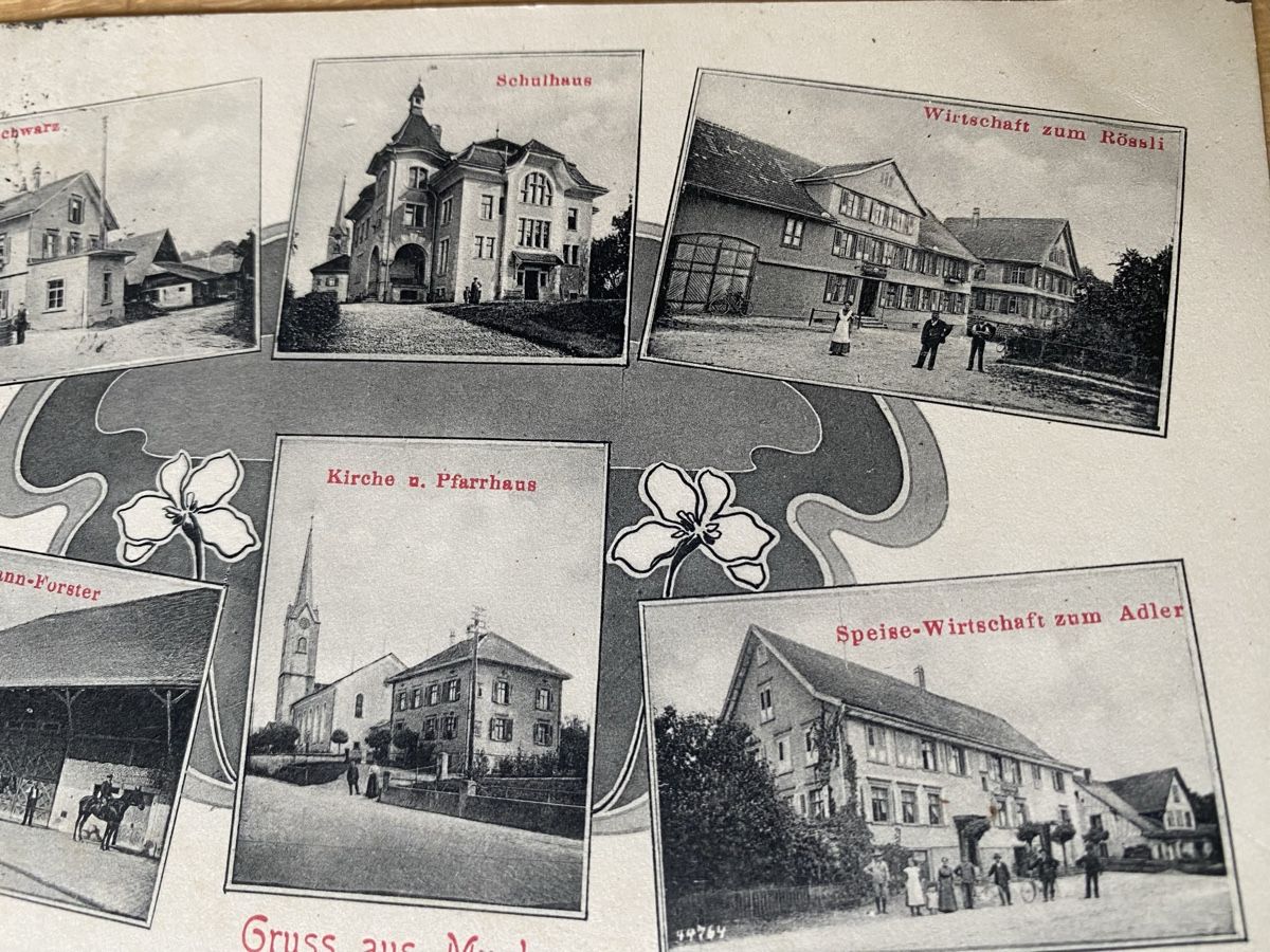 Cartoline postali: Ak Litho Muolen – Usato da Mosnang venduto da Goldwasser 2
