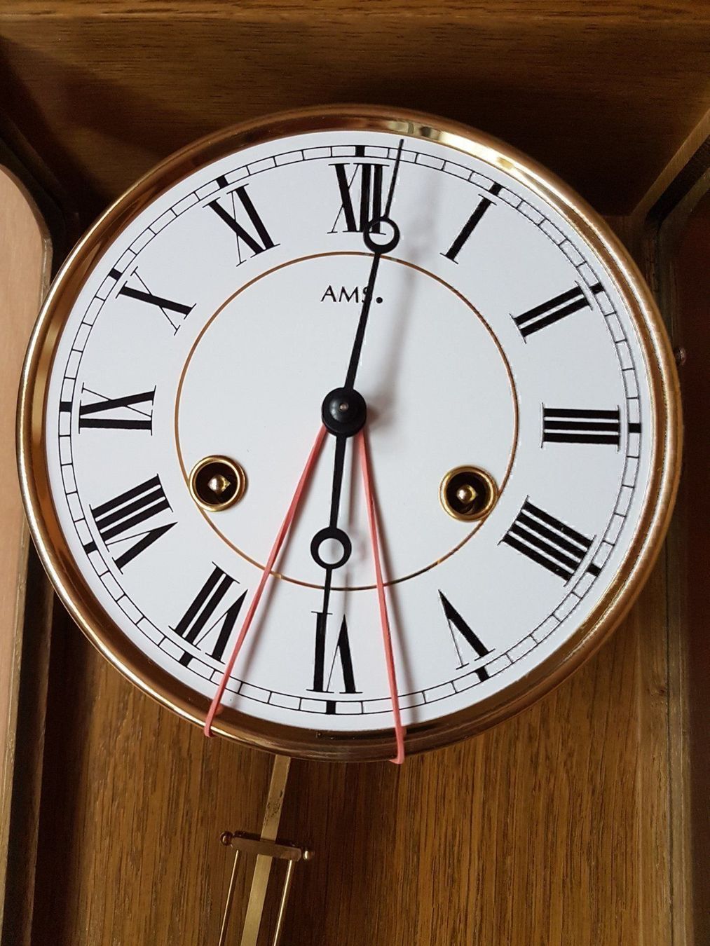 Orologi da terra & Orologi da parete: AMS WANDUHR EICHE (NEU) – Nuovo e nell'imballaggio originale da Sax venduto da prinzenrollen 3