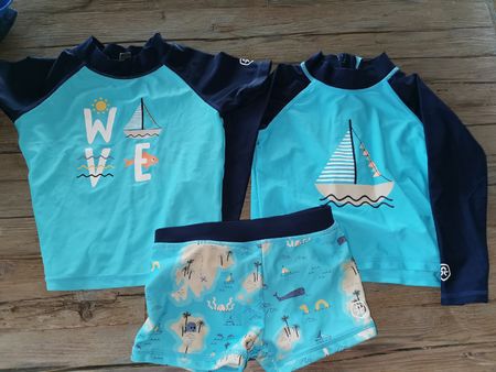 Colorkids UV Badeshirts Badehose Set Jungen Gr. 92