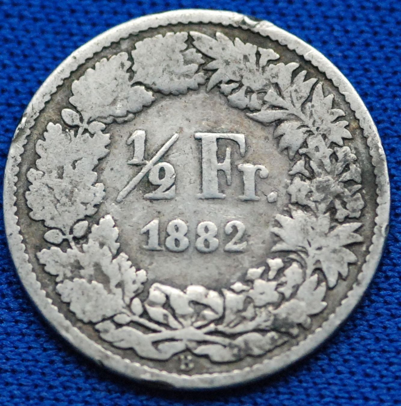 Alle Münzen: 1/2 Franken 1882 – Gebraucht aus Mühlethal von sowato 2