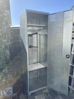 Metallschrank gebr. 1 Tuer 1 Fach Gittertuer Metall Metall-S