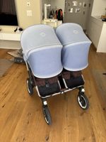 Bugaboo Donkey 2 Geschwisterwagen – Hellblau – viel Zubehör