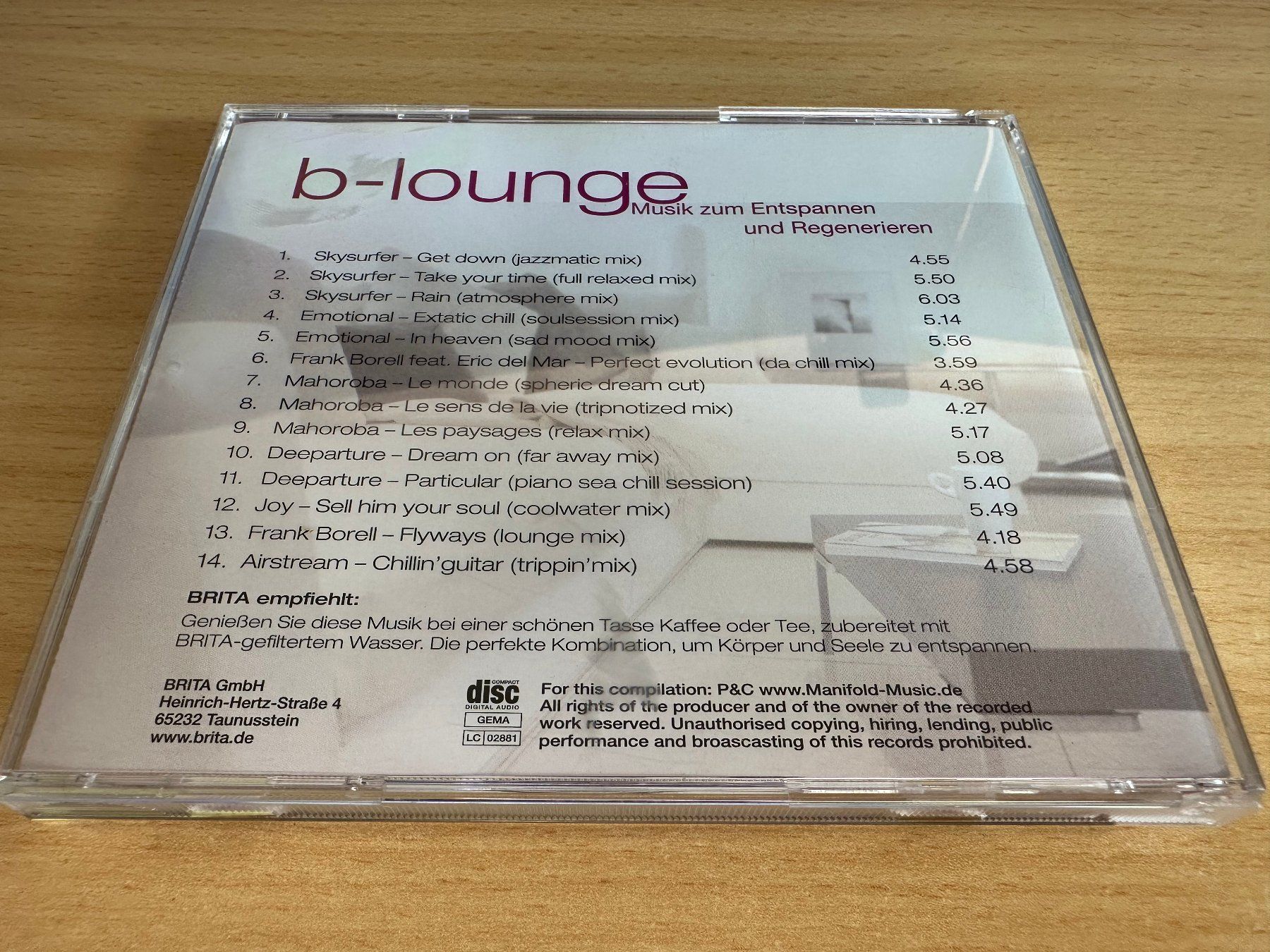 CD: Various – B-Lounge – Usato da Rikon im Tösstal venduto da Alpenmutz 1