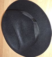 Borsalino fedora hut schwarz 