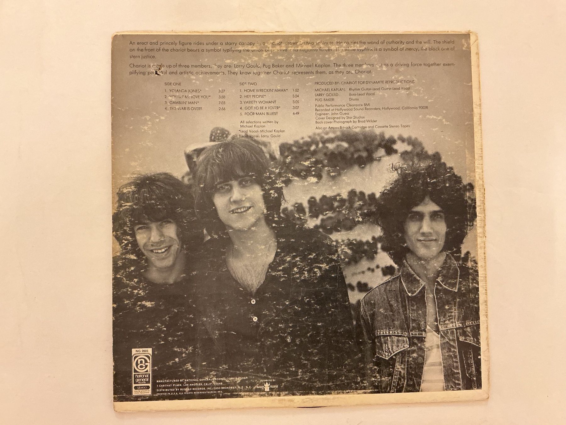 Schallplatten: Chariot LP - Get that feeling (VG+) – Gebraucht aus Winterthur von Tumko_7_Vinyl 1