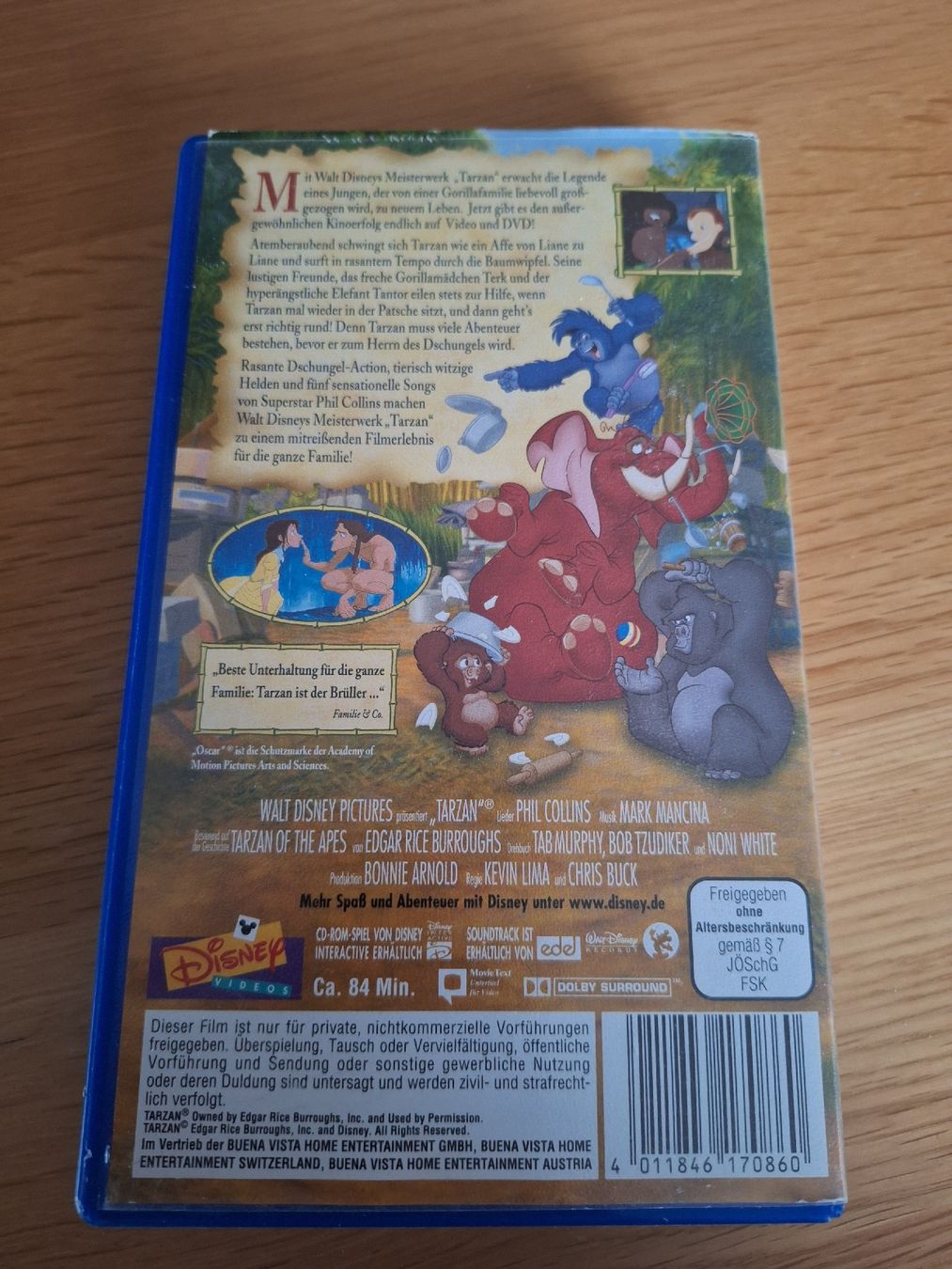 Tutti i VHS: VHS Tarzan- Walt Disney – Usato da Wanzwil venduto da chlinih93 1
