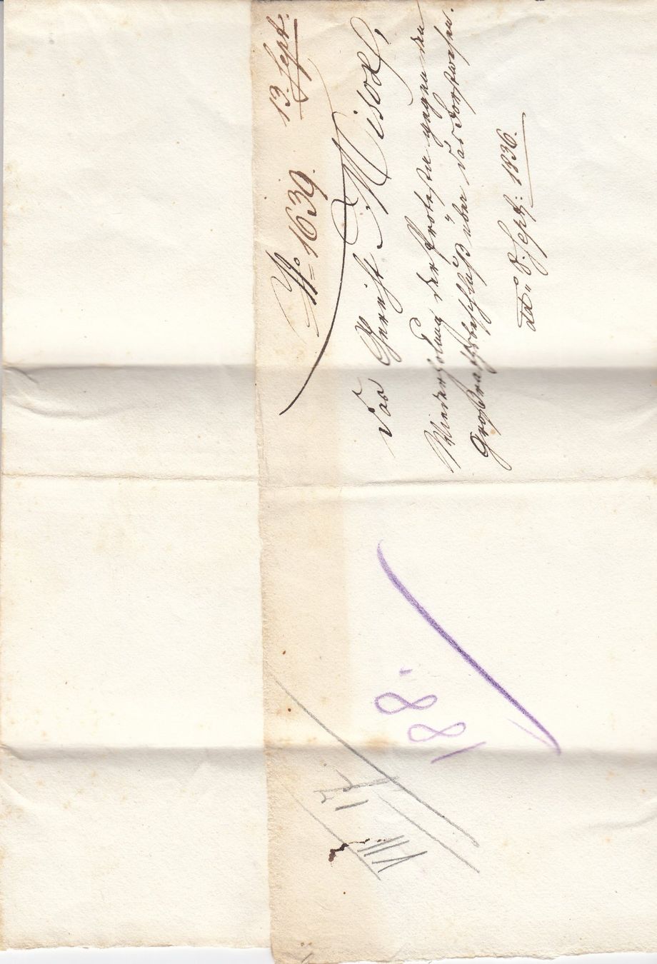 Tous les timbres: 1836 Stabstempel Misocco Winkler 2862b, Brief nach Chur – D'occasion à Rheinfelden par iamello 2