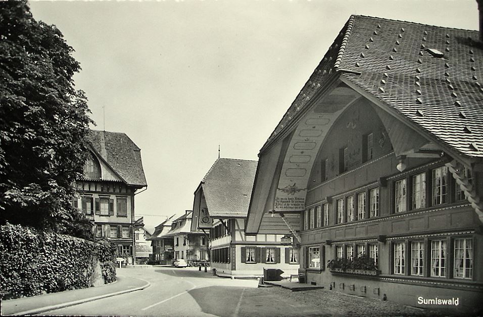Ansichtskarten: SUMISWALD Gasthaus Bären - Auto – Neu (gemäss Beschreibung) aus Jona von philajona