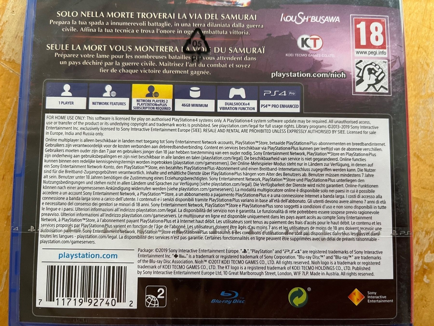 Giochi: Nioh (NEU) – Usato da Frenkendorf venduto da gelbeZinnie 2