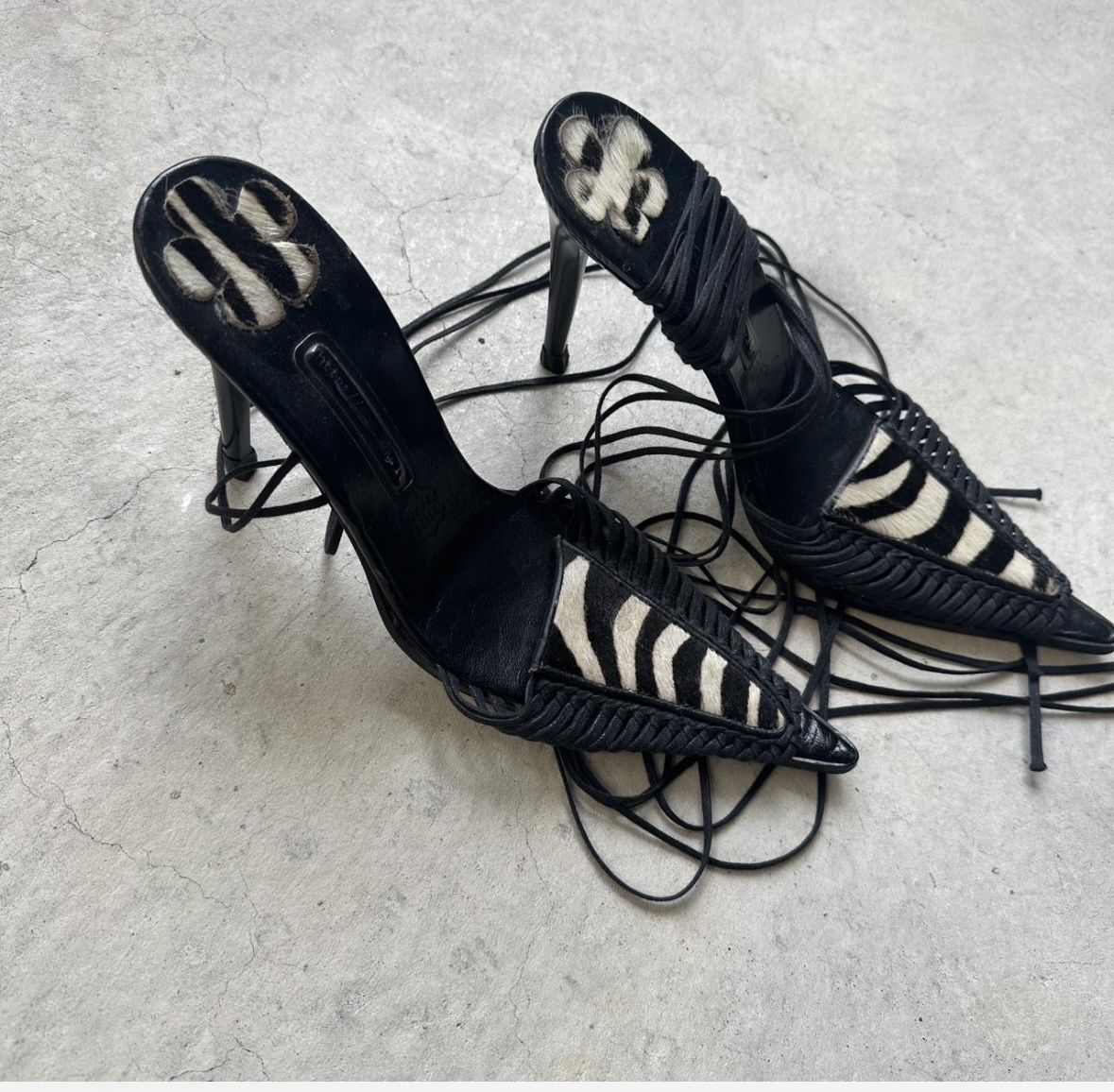 Scarpe da donna: Vintage Zebra Heels – Usato da Zürich venduto da amsae 1