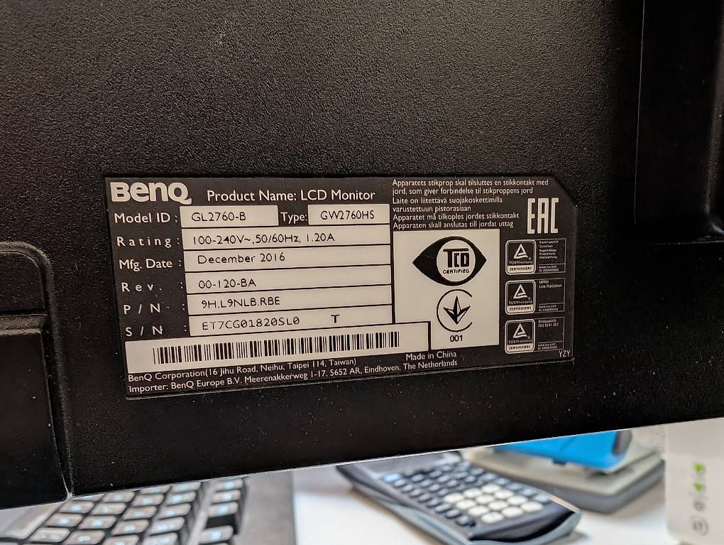 BenQ Monitor: Benq Bildschirme – Usato da Grossaffoltern venduto da stouni1988 3