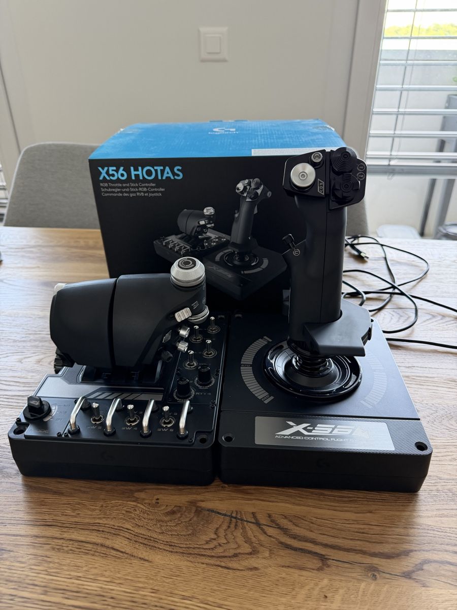 Controller: Logitech G Saitek Pro Flight X56 Rhino 2018 – Usato da Fribourg venduto da lor_26x2