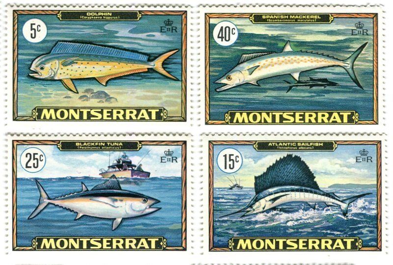 Alle Briefmarken: Briefmarken "Fische". Montserrat. – Neu und originalverpackt aus Basel von Butsch5