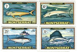 Briefmarken "Fische". Montserrat.
