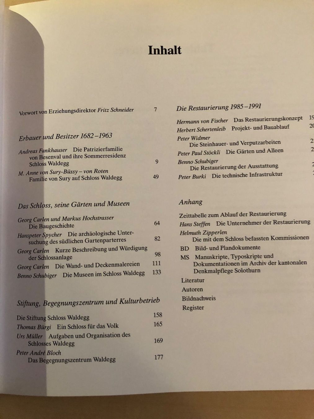 Libri: Schloss Waldegg bei Solothurn – Usato da Aarau venduto da R-O-G-E-R 5