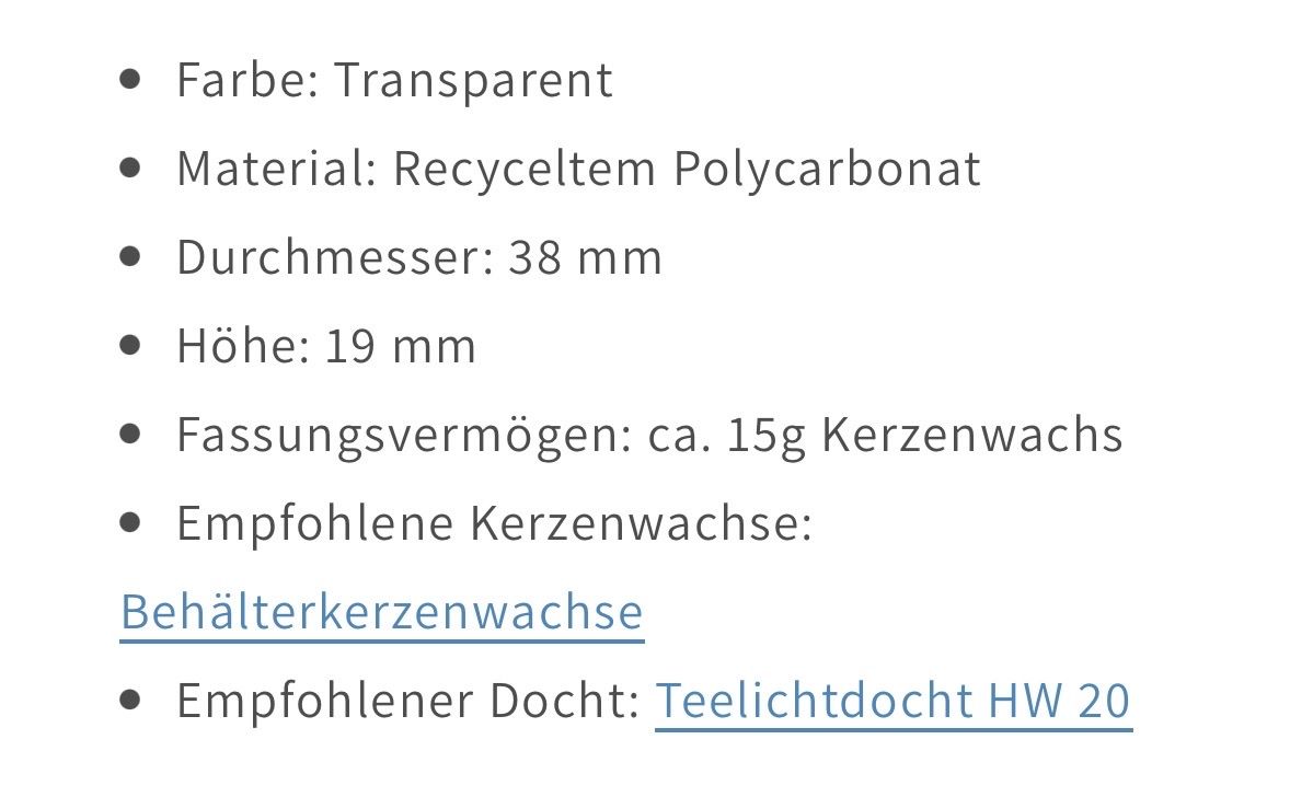 Contenitori & Simili: ca. 300 Teelichthüllen  – Usato da Recherswil venduto da Nitschy 1