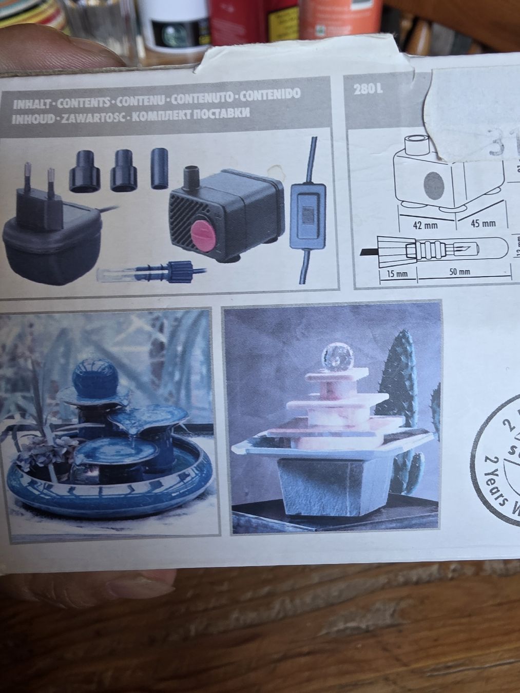 Pompe & Parti di ricambio: Tauchpumpe 280L – Nuovo e nell'imballaggio originale da Schönried venduto da Gti89 1