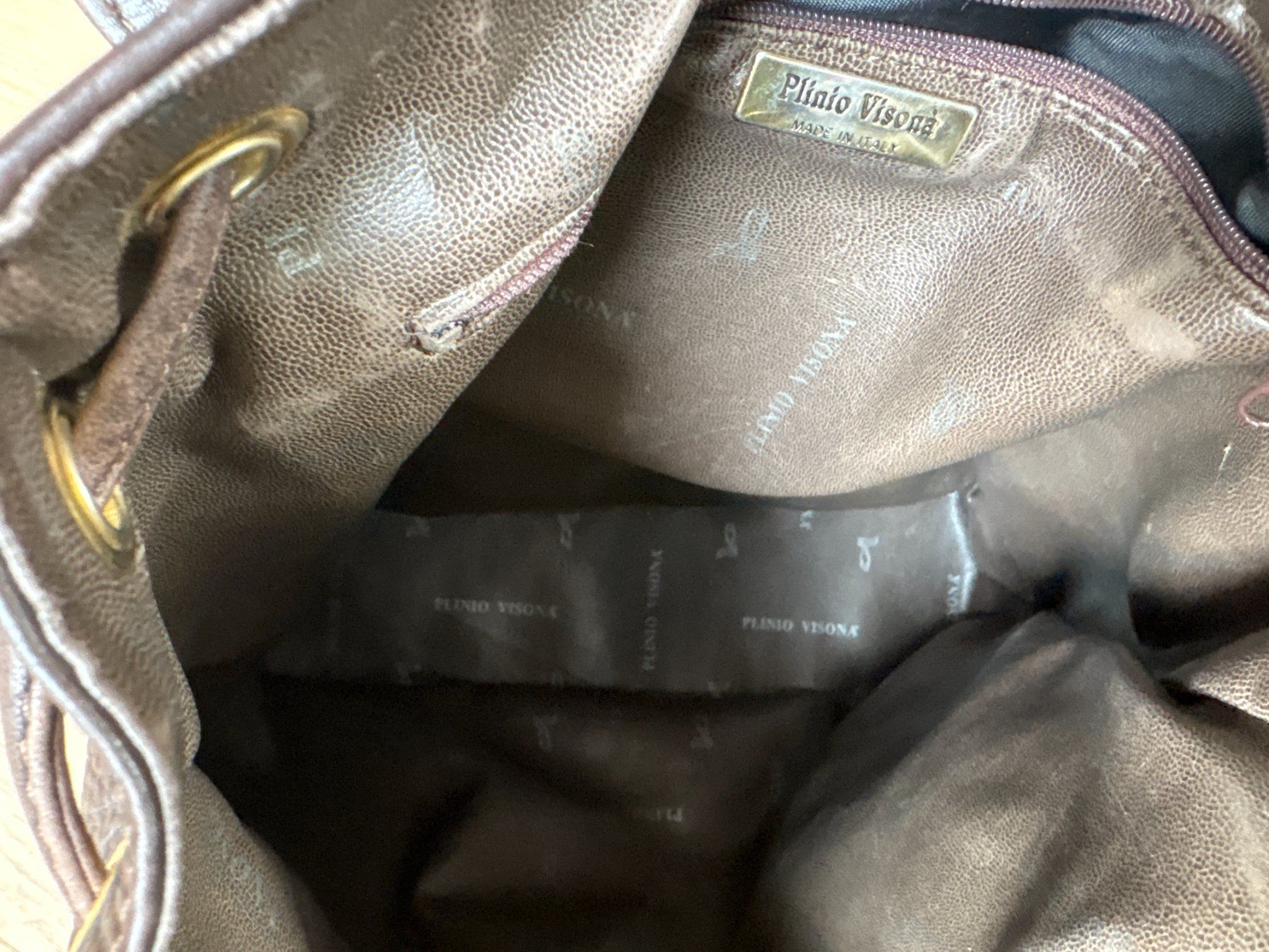 Zaini: Lederrucksack von Plinio Visona – Usato da Elgg venduto da Jo_Naj 6