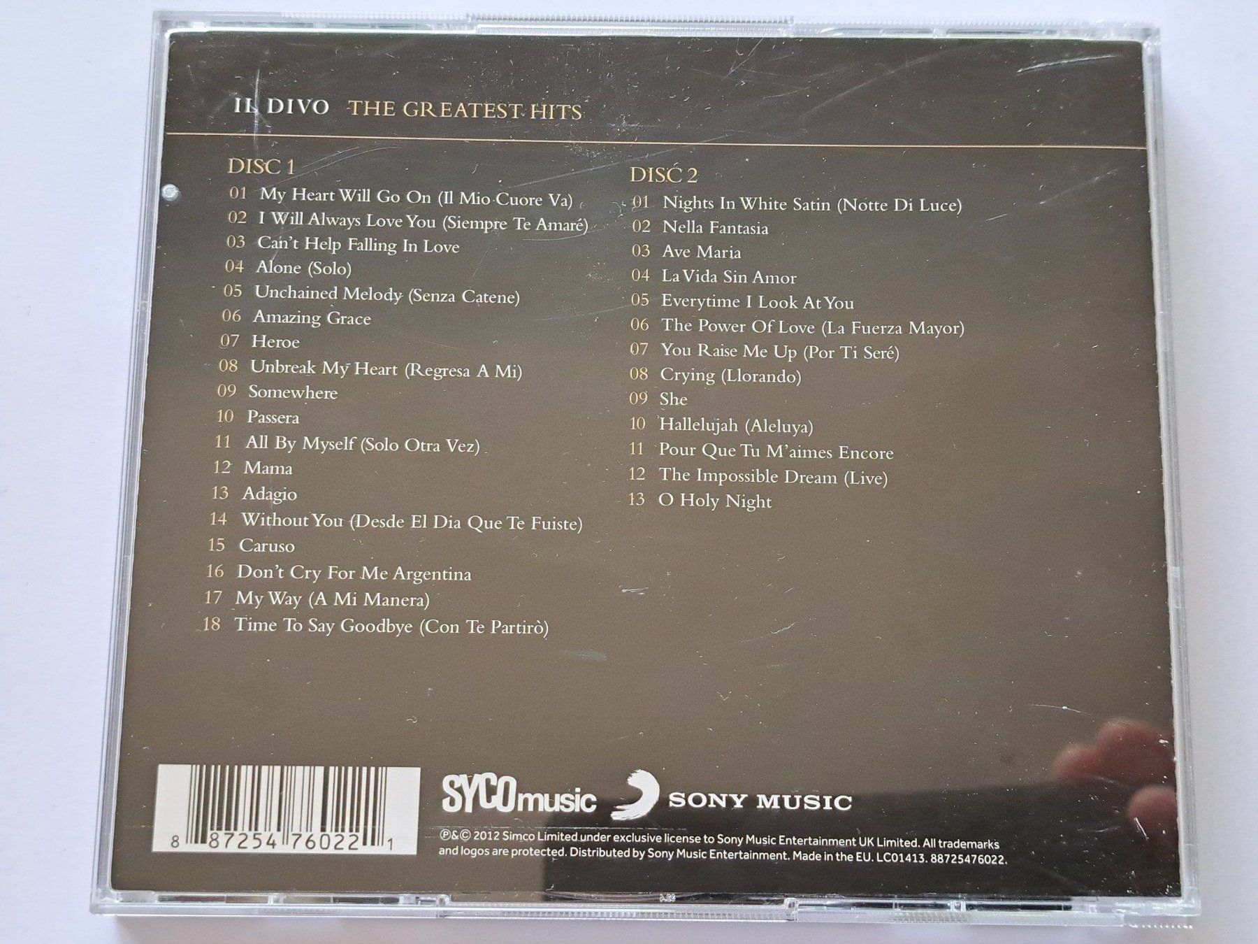 CD: Cd Il Divo - THe Greatest Hits – Usato da Pully venduto da bro_n52j 1