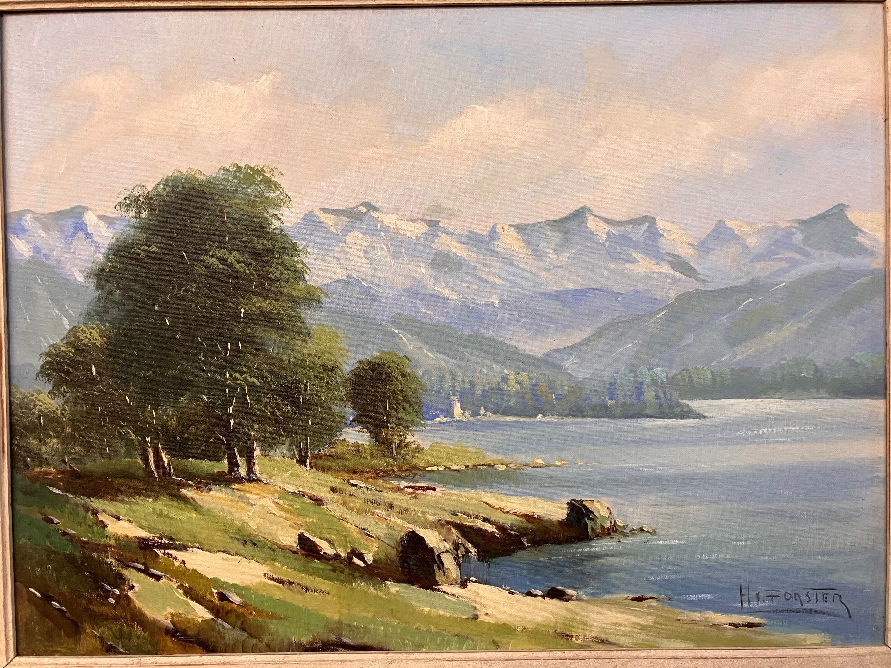 Dipinti: Gemälde H. FORSTER  Öl a. Lwd. – Usato da Zürich venduto da Artnuvo 2