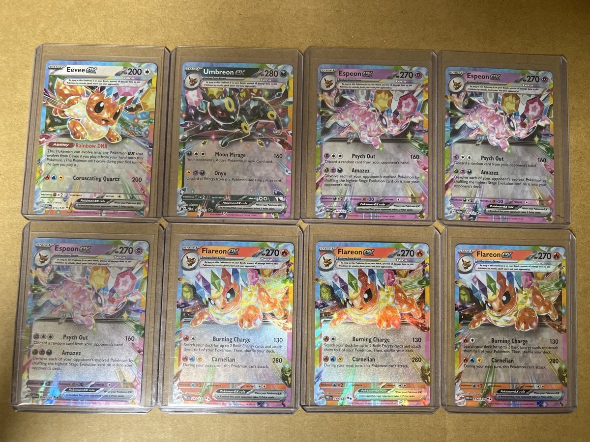 Pokémon Sammelbilder & Trading cards: Pokemon Rainbow Karten Prismatic Evolution Englisch – Neu (gemäss Beschreibung) aus Goldau von ecko08
