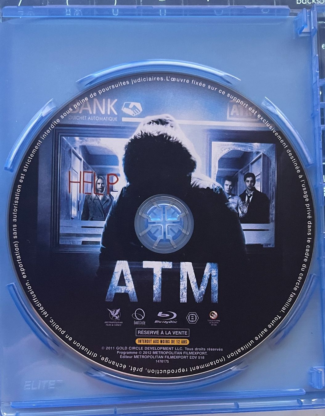 Tous les DVDs: ATM (2012) - Blu-ray – D'occasion à Semsales par __Florian__ 3