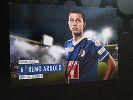 Remo Arnold - FC Luzern - FCL Autogrammkarte