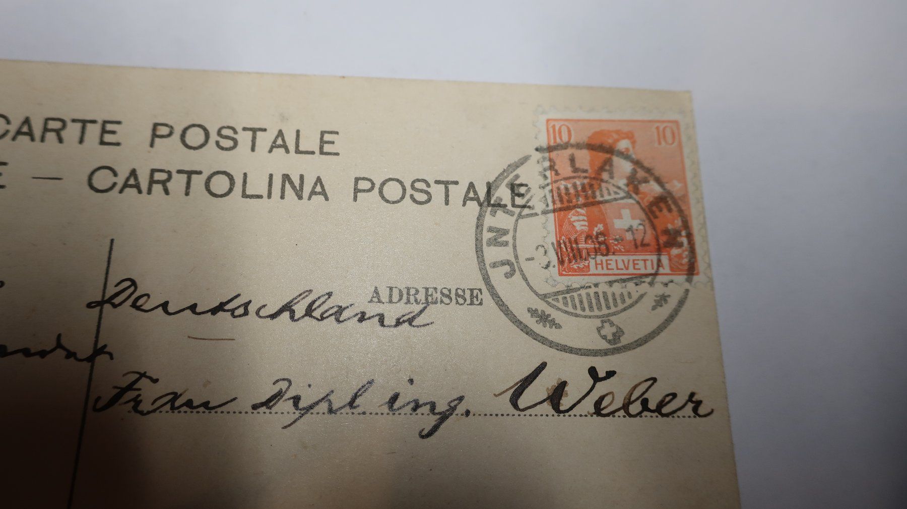 Cartes postales: Interlaken  1908 – D'occasion à Cormoret par Pascalll2001 5