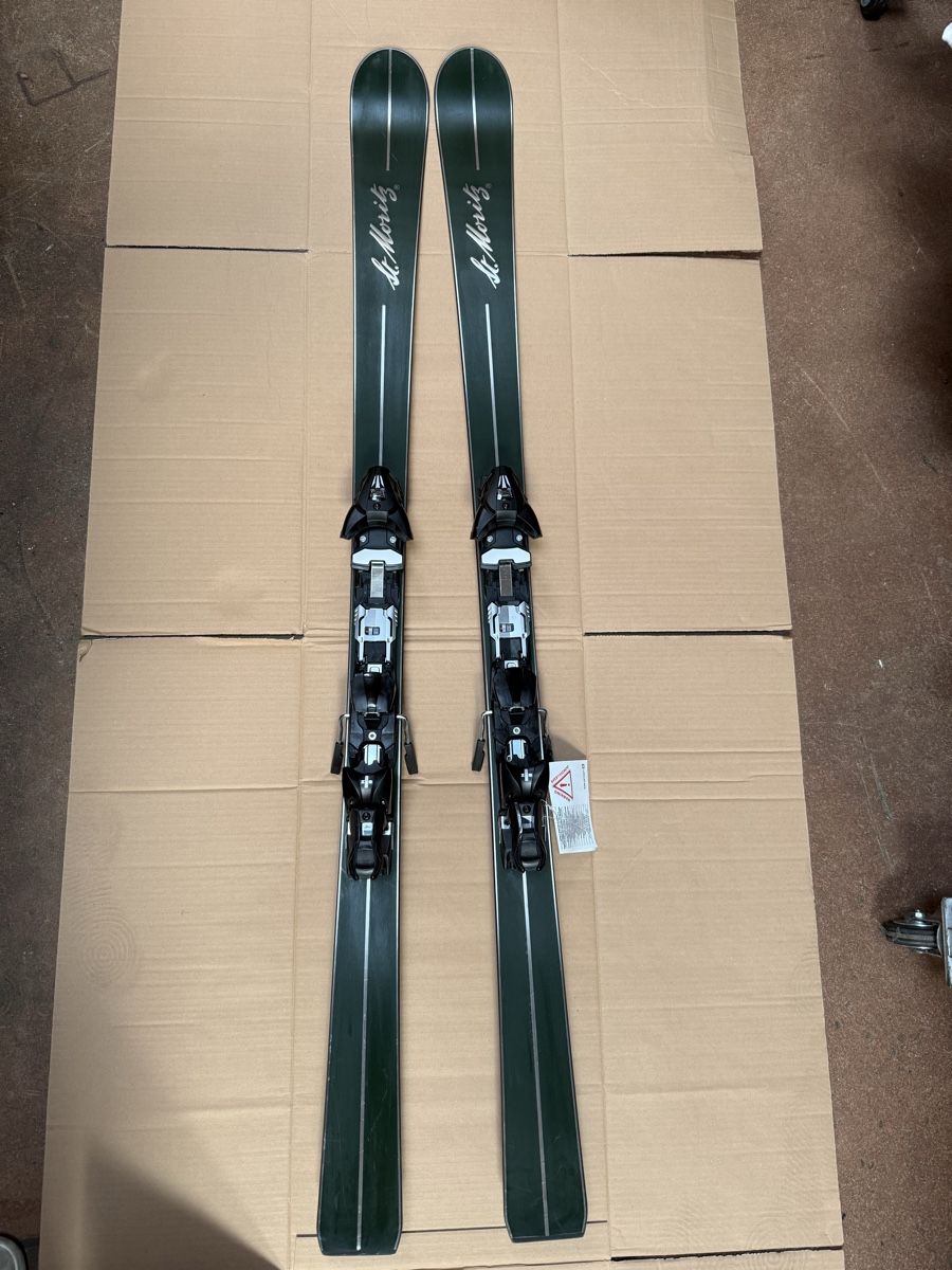 Skis: Exklusiver St. Moritz Ski – NEU – mit Bindung – Neu und originalverpackt aus Sursee von pilatus.sport