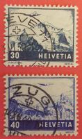 3341B) F43-44 Landschaftsbilder neue Farben sauber ⊙
