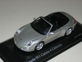 Porsche 911 Carrera 4S Cabriolet 2005 * Minichamps 1:43