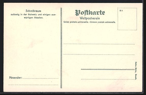 Cartoline postali: AK Gonten, Generalansicht mit der Kirche – Usato da Berlin venduto da bartko-reher 1