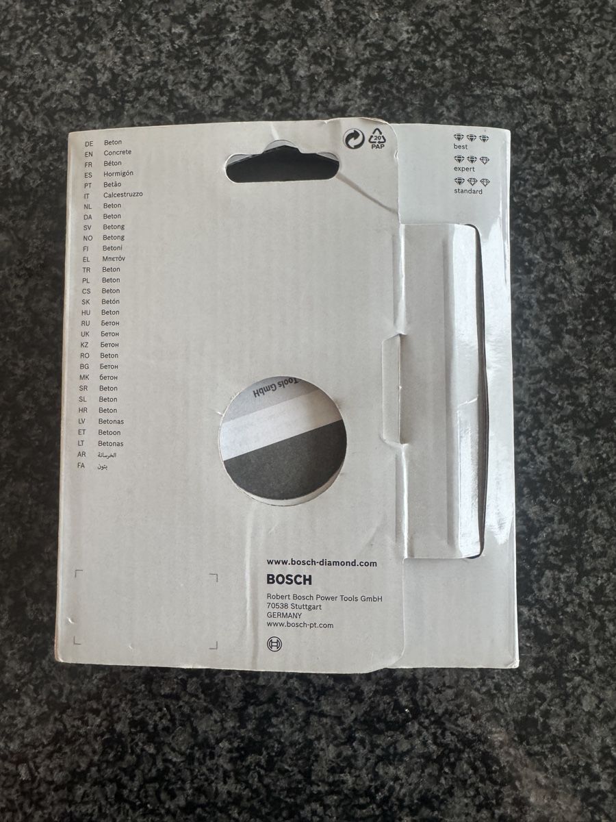 Bosch Alle Werkzeuge: Diamantschleifscheibe Bosch – Neu und originalverpackt aus Gipf-Oberfrick von iha_7vvk 1