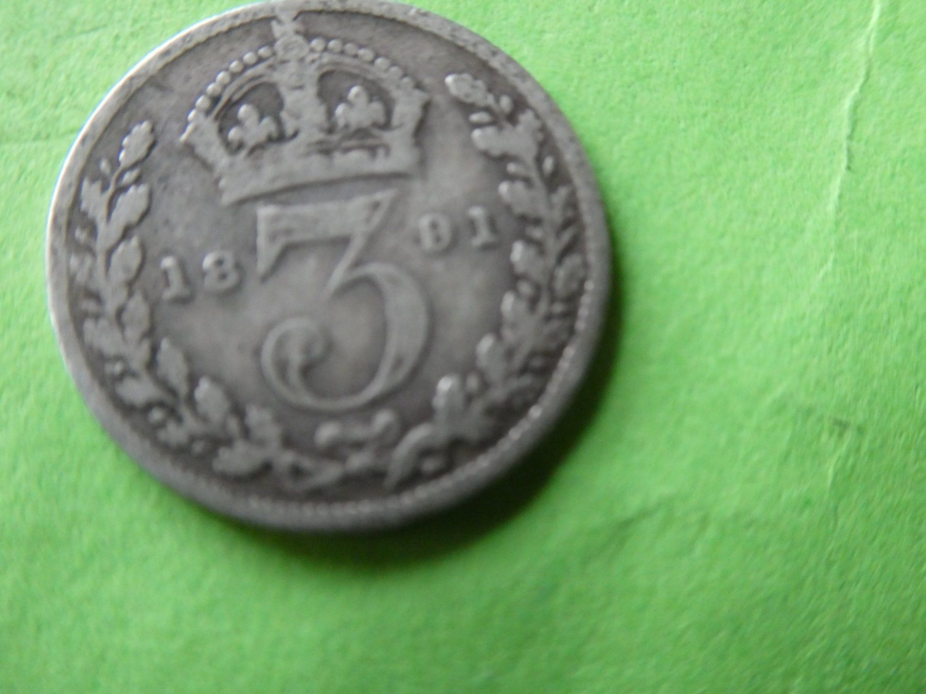Tutti le monete: Grossbritannien 1891, 3 Pence   Silber – Usato da Hinterforst venduto da Rohusri 1